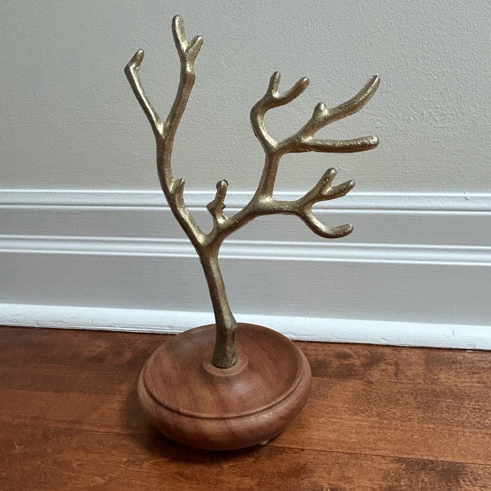Gold Tree Jewelry Holder